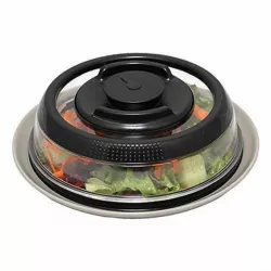 Вакуумная многоразовая крышка для продуктов 26 см - BPA-free, подходит для микроволновки и посудомойки thumbnail