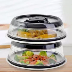 Вакуумная многоразовая крышка для продуктов 26 см - BPA-free, подходит для микроволновки и посудомойки thumbnail