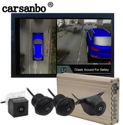 Система кругового обзора Car Cam 360° - ночное видение, Pro HD, функция зума, улучшенная безопасность thumbnail