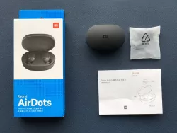 Бездротові навушники Xiaomi Redmi AirDots 2 - Bluetooth 5.0, шумозаглушення, до 12 год роботи, ігровий режим, чорні thumbnail
