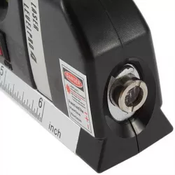 Лазерный уровень FIXIT Laser Level Pro 3 - 4в1, встроенная рулетка 2.5 м, 3 лазерных режима, компактный, для дома и строительства thumbnail