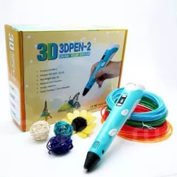 3D ручка з LCD-дисплеєм - набір еко пластику, регулювання швидкості, підходить дітям від 8 років. thumbnail