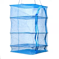 Складная сетка-сушилка 50x50x70 см для рыбы, грибов и фруктов - прочные материалы, компактное хранение thumbnail
