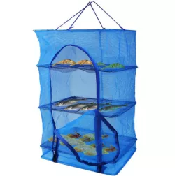 Складная сетка-сушилка 50x50x70 см для рыбы, грибов и фруктов - прочные материалы, компактное хранение thumbnail