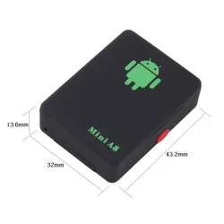GPS трекер Mini A8 - A-GPS, GSM сигнализация, кнопка SOS, 2 микрофона, 3x4 см thumbnail