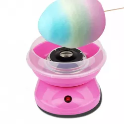 Аппарат для сладкой ваты Cotton Candy Maker - 500 Вт, диаметр 25 см, кварцевый нагрев, розовый цвет thumbnail