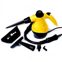Отпариватель-пароочиститель Steam Cleaner DF-A001 - 1000Вт, 350мл, 6 насадок, желтый thumbnail