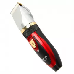 Машинка для стрижки Gemei GM-550 - керамические лезвия, 2 насадки, аккумулятор до 60 мин thumbnail