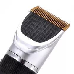 Машинка для стрижки Gemei GM-550 - керамические лезвия, 2 насадки, аккумулятор до 60 мин thumbnail