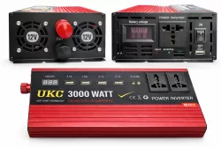 Преобразователь напряжения 3000W AR AC/DC - 12V в 220V, синусоида, защита от перегрузки thumbnail