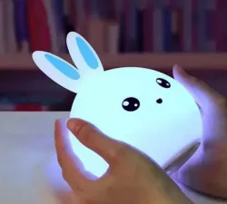 Силиконовый ночник 3DTOYSLAMP Кролик - 16 цветов, пульт ДУ, регулировка яркости, аккумулято thumbnail