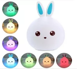Силиконовый ночник 3DTOYSLAMP Кролик - 16 цветов, пульт ДУ, регулировка яркости, аккумулято thumbnail