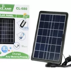 Солнечная панель CCLamp CL-680 - 8 Вт, USB-порт, зарядка устройств 5 В thumbnail