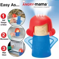 Пароочиститель для микроволновки Angry Mama - экологичный, компактный, мойка в посудомоечной машине thumbnail