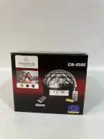Светодиодный диско-шар 9 LED цветов с Bluetooth, MP3-плеером и пультом ДУ &mdash; светомузыкальный проектор для вечеринок, караоке и домашних дискотек
