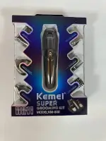 Акумуляторний триммер 11в1 для носа, вух, бороди та вусів з підставкою Kemei KM-600