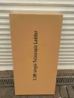 Телескопическая алюминиевая лестница 3.5 Метра, 9 ступеней, 150 кг максимальная нагрузка