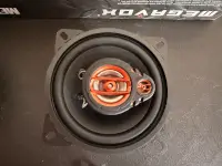 Автомобильные динамики Megavox MET-4274 (4" / 10 см, коаксиальные, 2-полосные, 150 Вт)