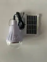Аккумуляторная LED-лампа  с солнечной панелью &mdash; 10W, до 7 часов работы, 3 режима яркости, подвесная конструкция