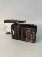 Мощный портативный радиоприемник RX-608АCW,работает от сети и от батареек, всеволновой