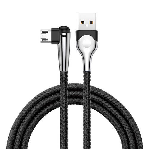 Ігровий андроїд-спід андроїд 90 градусів кабель-індикатор Baseus Sharp Bird Micro USB швидке заряджання 1 метр