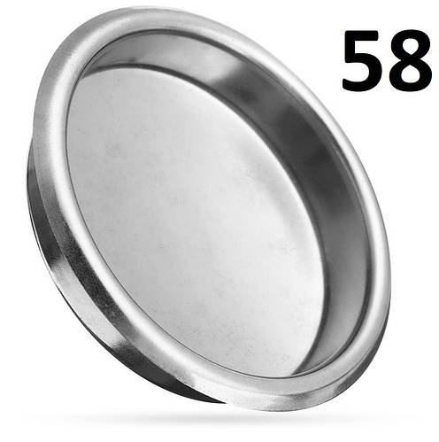 Металева заглушка для холдера (сліпий фільтр) Ø 58