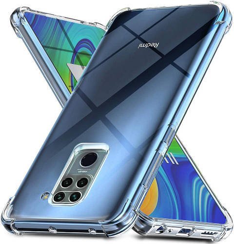 Прозорий чохол MultiCam Xiaomi Redmi Note 9 (посилений кутами)