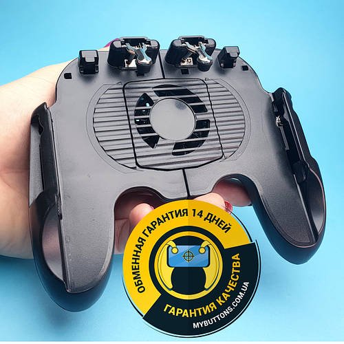 H6 Pro геймпад тригери курки охолодження кулер для телефона смартфона pubg mobile пабг мобайл