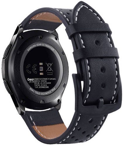 Шкіряний ремінець Classico для Samsung Gear S3 Black