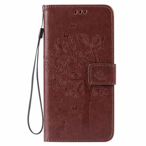 Обкладинка Xiaomi Redmi Note 9 (чохол кіт і дерево) Brown