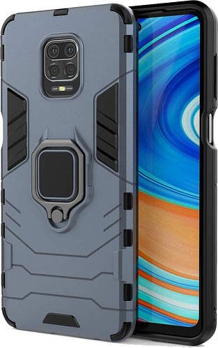 Протиударний чохол Xiaomi Redmi Note 9 Pro (підставка кільце) Graphite