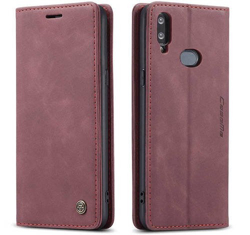 Чохол книжка з магнітом Samsung Galaxy A10s A107 CaseMe Wine
