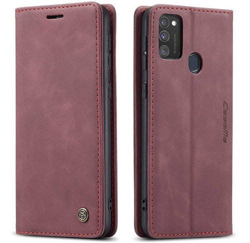 Чохол книжка з магнітом Samsung Galaxy M21 M215 CaseMe Wine