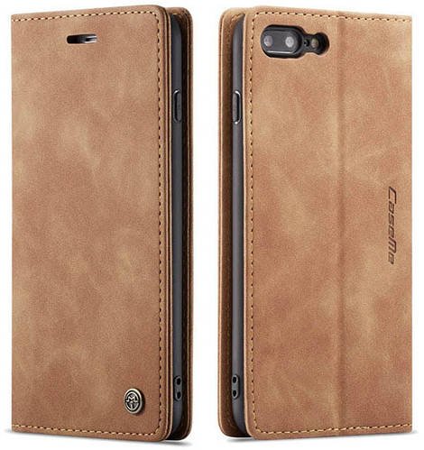 Чохол книжка з магнітом iPhone 7 Plus / 8 Plus CaseMe Light Brown