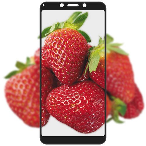 5D скло Xiaomi Redmi 6A (Захисне Full Glue) Black