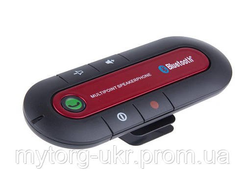 Гучний зв'язок Bluetooth Car Kit  Червоний