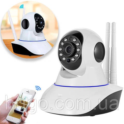 Камера відеоспостереження WIFI Smart NET camera Q5 / Бездротова поворотна IP камера / Відеоняня