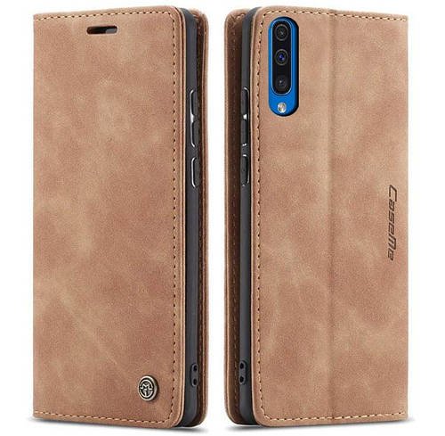 Чохол книжка з магнітом Samsung Galaxy A30s A307 CaseMe Brown