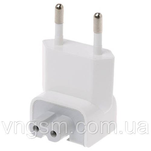 Перехідник для блока живлення Apple Macbook iPad / 220V EU Plug / A1401 / Білий