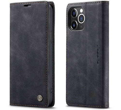 Чохол книжка з магнітом iPhone 12 Pro Max CaseMe Black