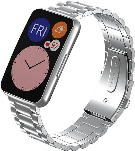 Металевий браслет Shape для Huawei Watch Fit Silver