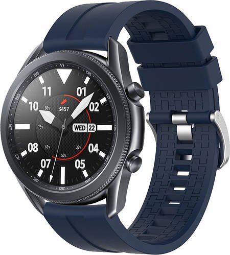 Ремінець Puzzle для Galaxy Watch 3 45mm (22мм) Dark Blue
