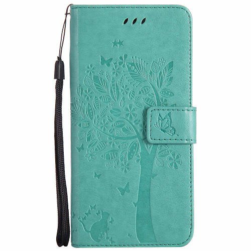 Обкладинка Xiaomi Redmi Note 10 Pro (чохол кіт і дерево) Turquoise