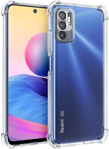 Прозорий чохол MultiCam Xiaomi Redmi Note 10 5G (посилений кутами)