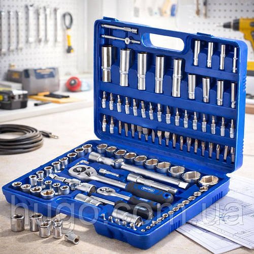 Набір інструментів 108 предметів у кейсі, TM-110 / Набір ключів для машини / Інструменти для авто