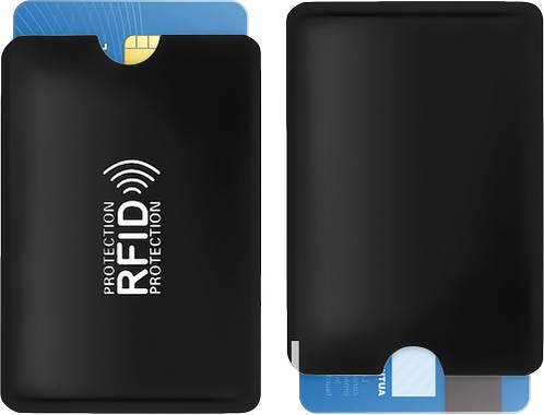 Anti RFID чохол для банківських карт із захистом від сканування Black