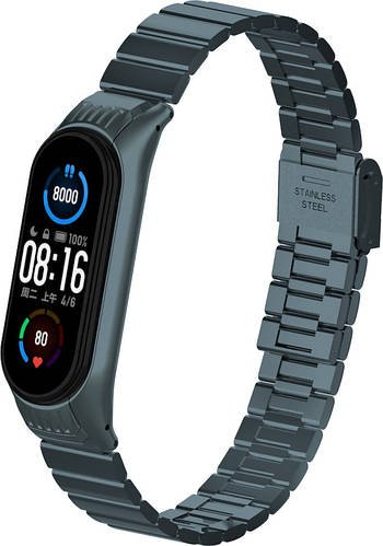 Браслет металевий Value для Mi Band 5 Graphite