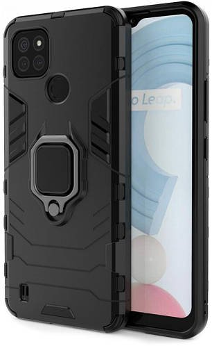 Протиударний чохол Realme C21Y (підставка кільце) Black