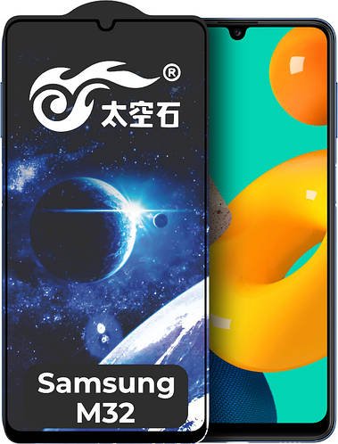 Захисне скло King Fire Samsung Galaxy M32 M325 (Full Glue) Black