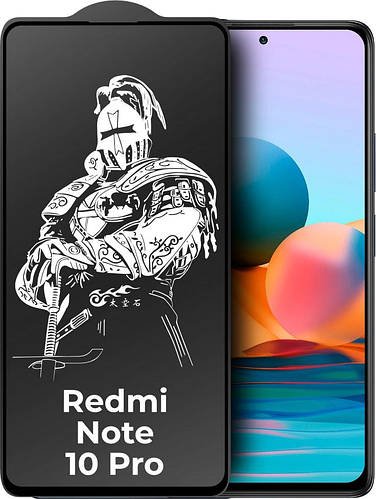 Захисне скло King Fire Xiaomi Redmi Note 10 Pro (Full Glue) Black